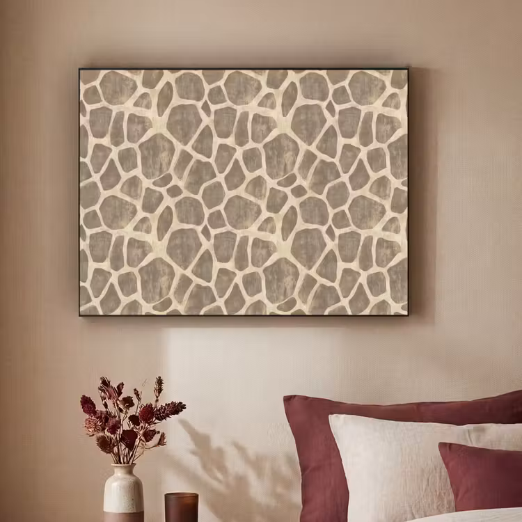 Art Frame - Giraf - Patroon - Beige - Bruin — 2
