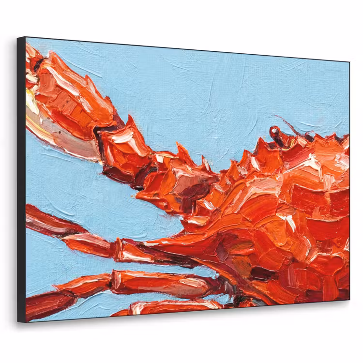 Art Frame - Krab - Zee - Dieren - Abstract - Rood — 1