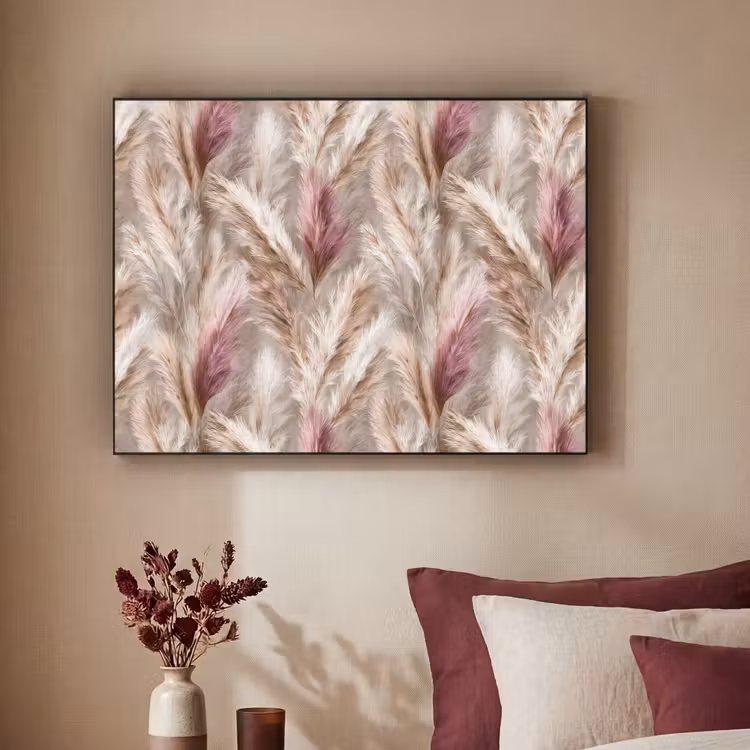 Art Frame - Pampasgras - Pluizig - Kleurrijk — 2