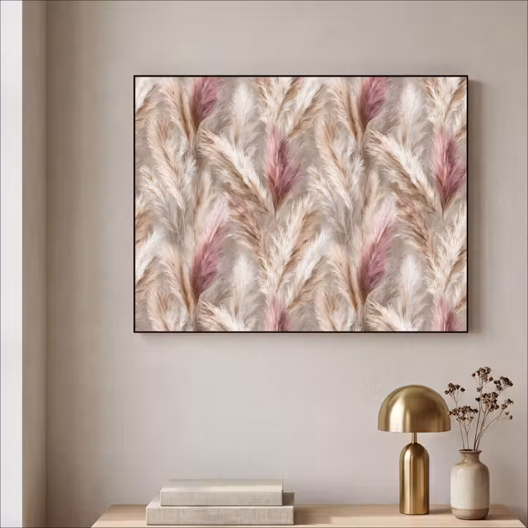 Art Frame - Pampasgras - Pluizig - Kleurrijk — 3