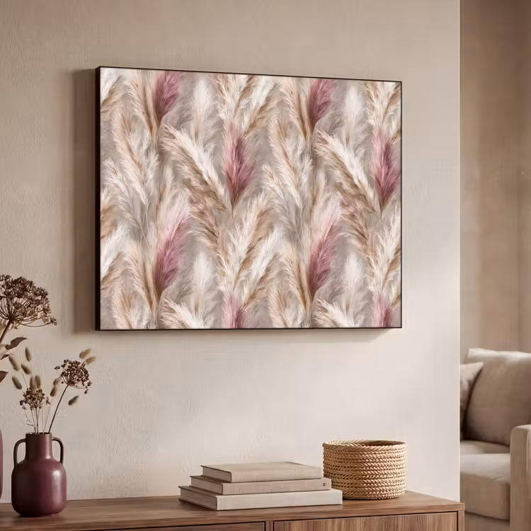 Art Frame - Pampasgras - Pluizig - Kleurrijk — 4