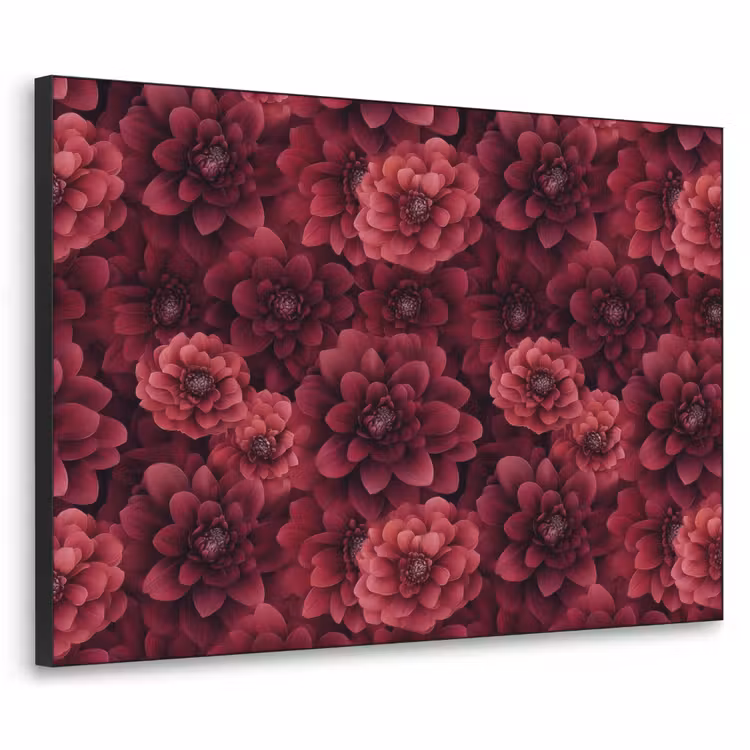 Art Frame - Dahlias - Bloemen - Rood — 1