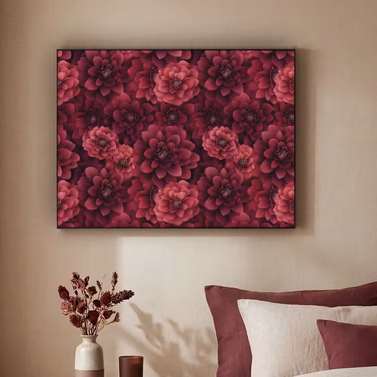 Art Frame - Dahlias - Bloemen - Rood — 2