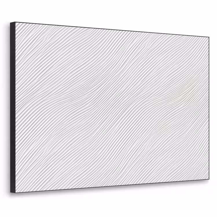 Art Frame - Golven - Ribbels - Wit — 1