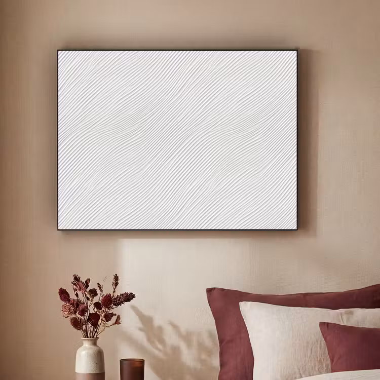 Art Frame - Golven - Ribbels - Wit — 2