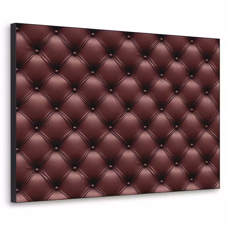 Art Frame - Leer - Patroon - Bordeaux — 1