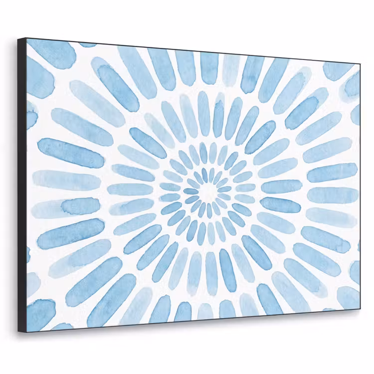 Art Frame - Abstract - Vormen - Kunst - Aquarel - Blauw — 1