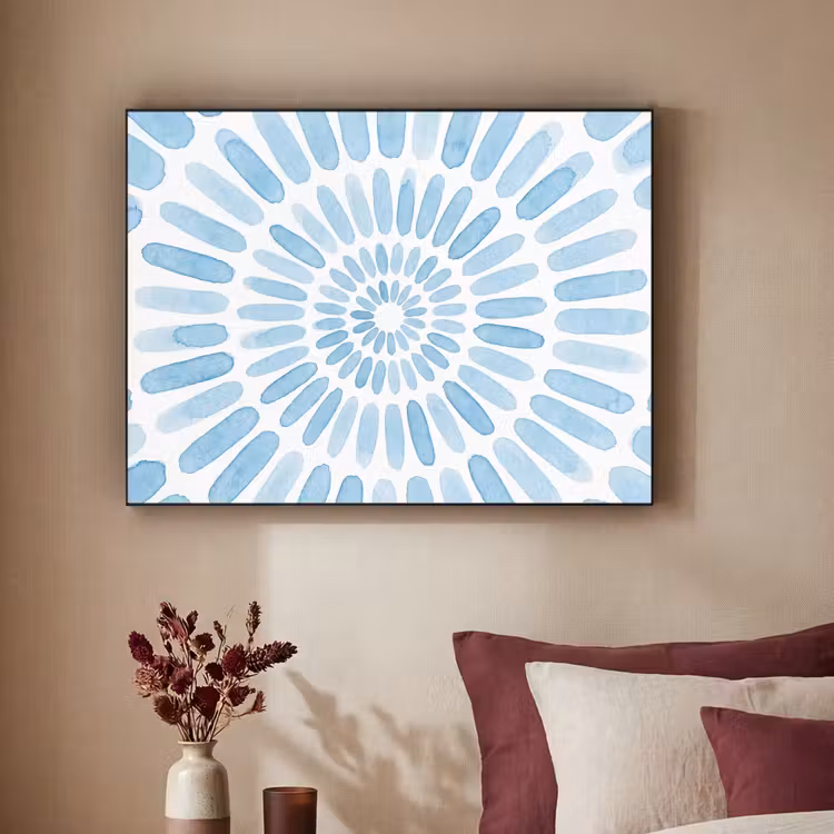 Art Frame - Abstract - Vormen - Kunst - Aquarel - Blauw — 2