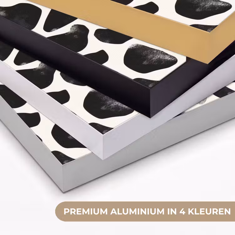 Art Frame - Dierenpatroon - Vlekken - Zwart - Wit — 5