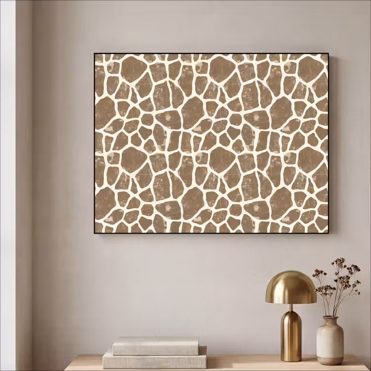 Art Frame - Giraf - Klassiek - Bruin — 3