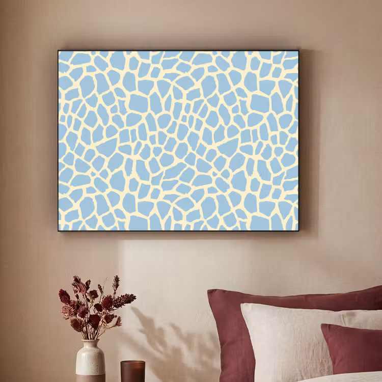 Art Frame - Giraf - Modern - Blauw — 2
