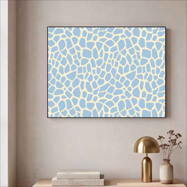 Art Frame - Giraf - Modern - Blauw — 3