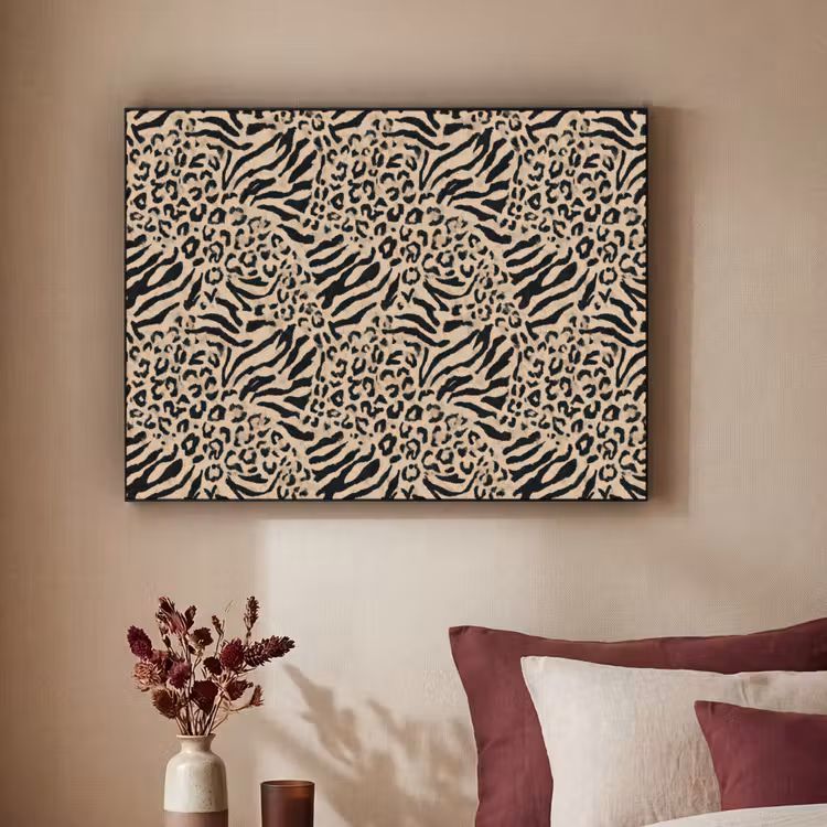 Art Frame - Giraf - Zebra - Motief - Bruin — 2