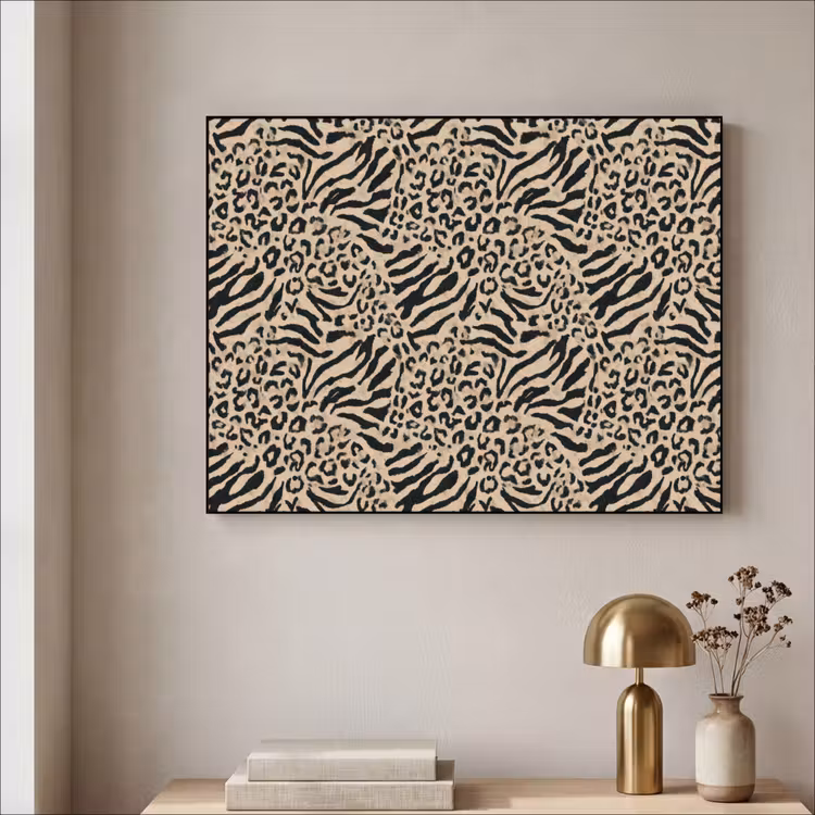 Art Frame - Giraf - Zebra - Motief - Bruin — 3