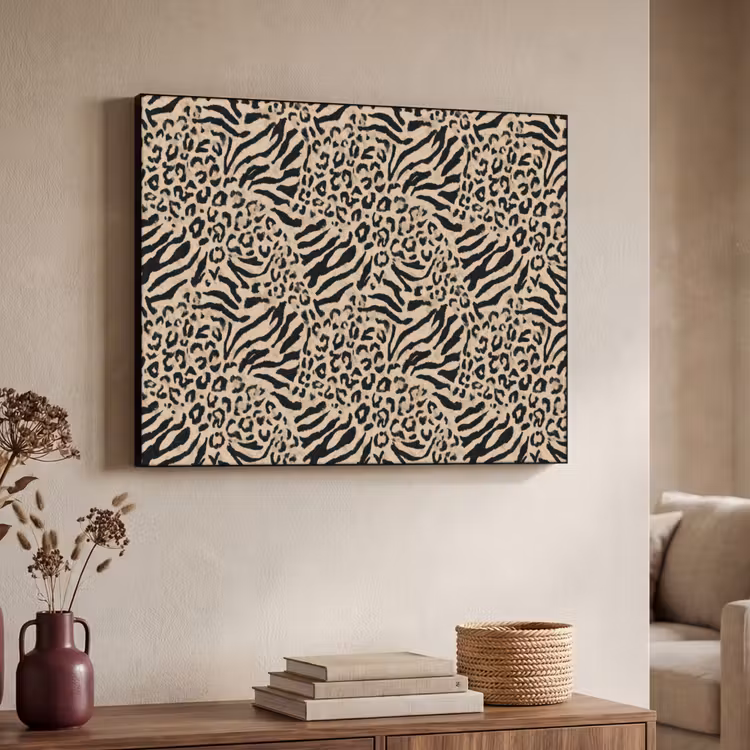 Art Frame - Giraf - Zebra - Motief - Bruin — 4