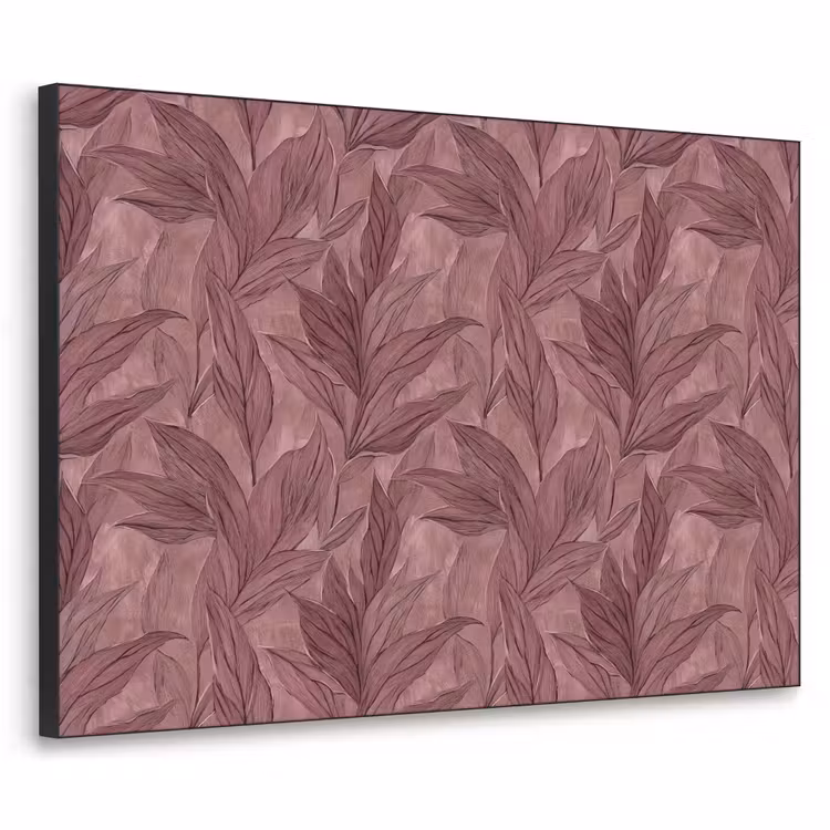 Art Frame - Bladeren - Patroon - Paars — 1