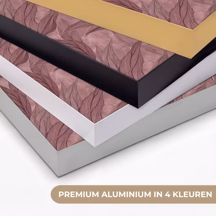 Art Frame - Bladeren - Patroon - Paars — 5