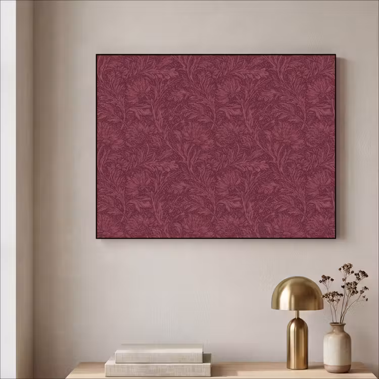 Art Frame - Bladeren - Patroon - Paars — 3