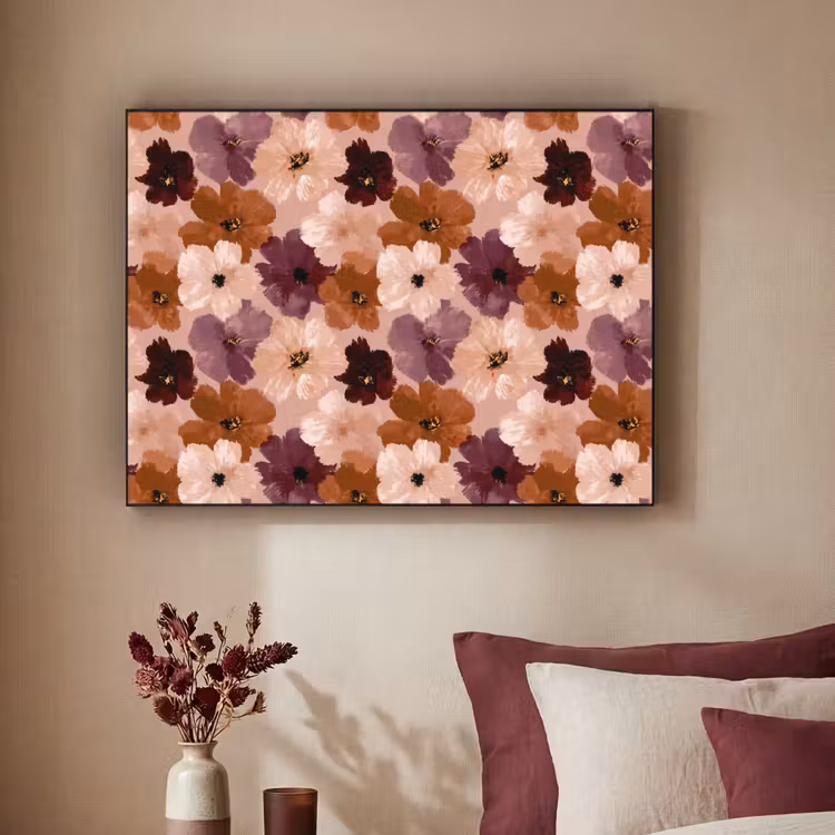 Art Frame - Bloemen - Abstract - Aardetinten — 2