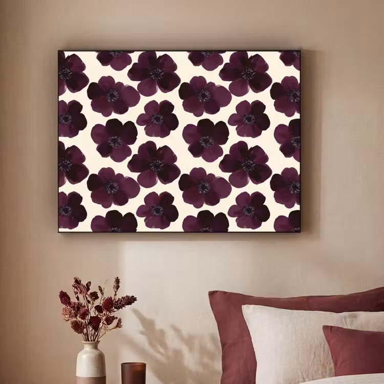 Art Frame - Bloemen - Aquarel - Paars — 2