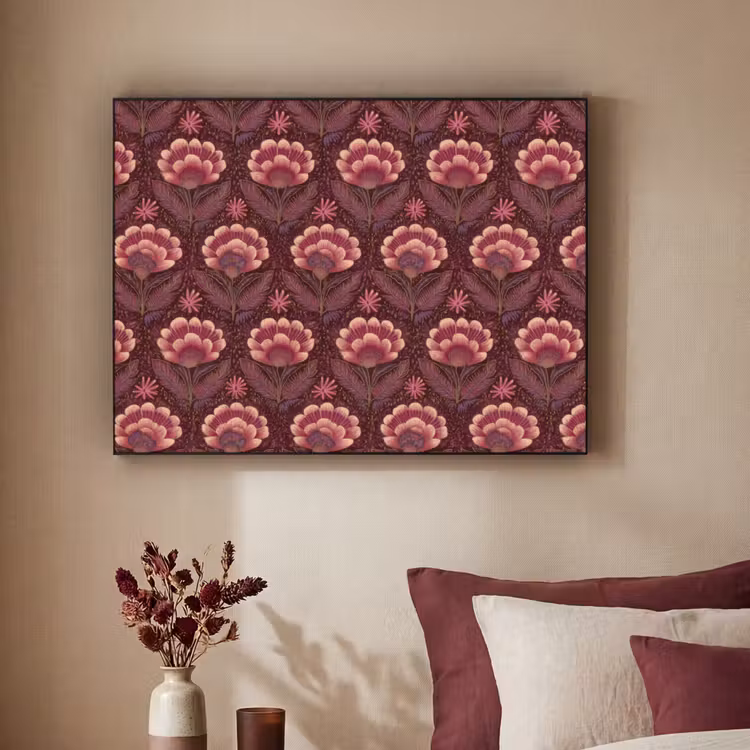 Art Frame - Bloemen - Waaier - Paars — 2