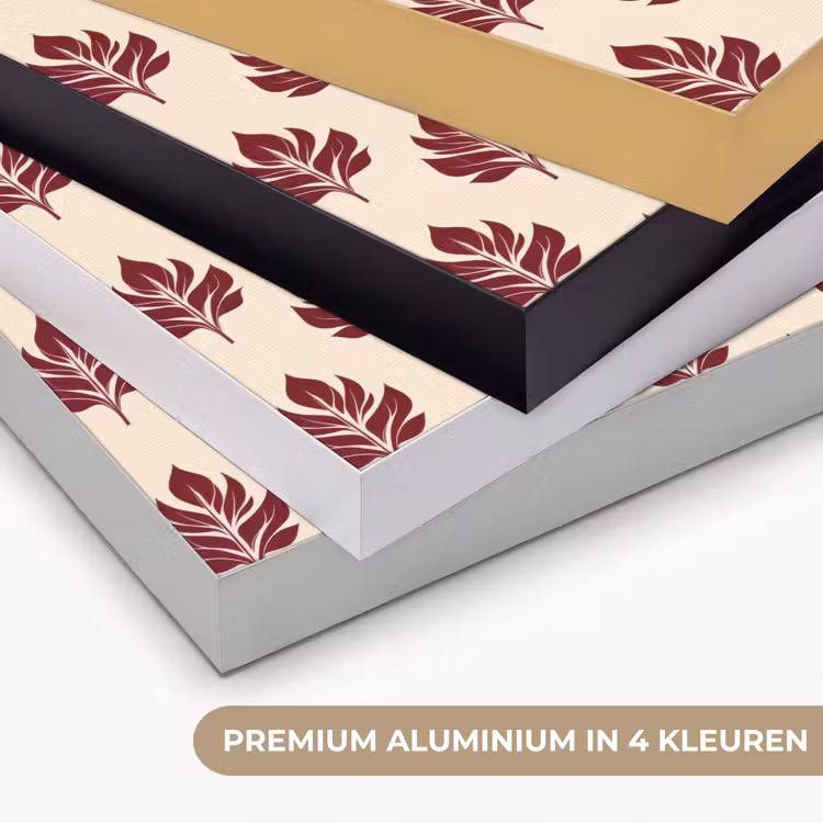 Art Frame - Botanisch - Patroon - Bordeaux — 5