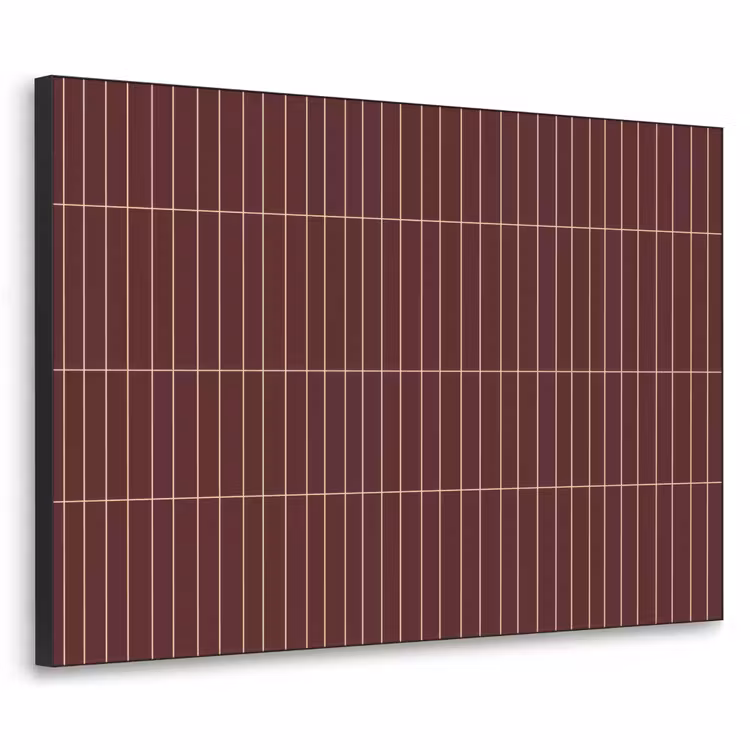 Art Frame - Lijnen - Patroon - Bordeaux — 1