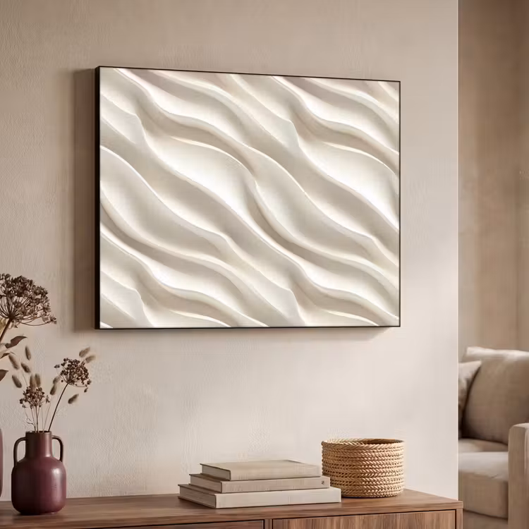 Art Frame - Diagonaal - Golven - Crème — 4