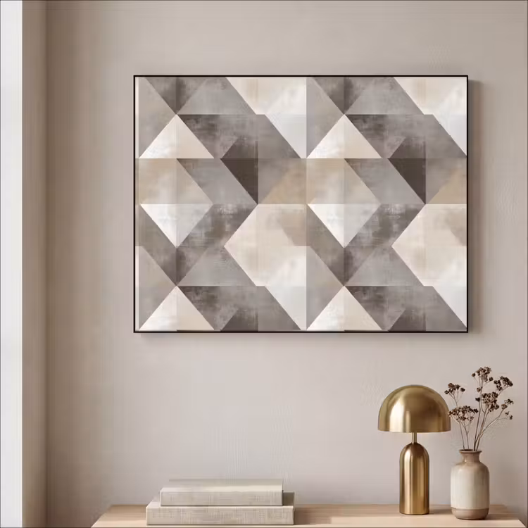 Art Frame - Geometrisch - Motief - Aardetinten — 3
