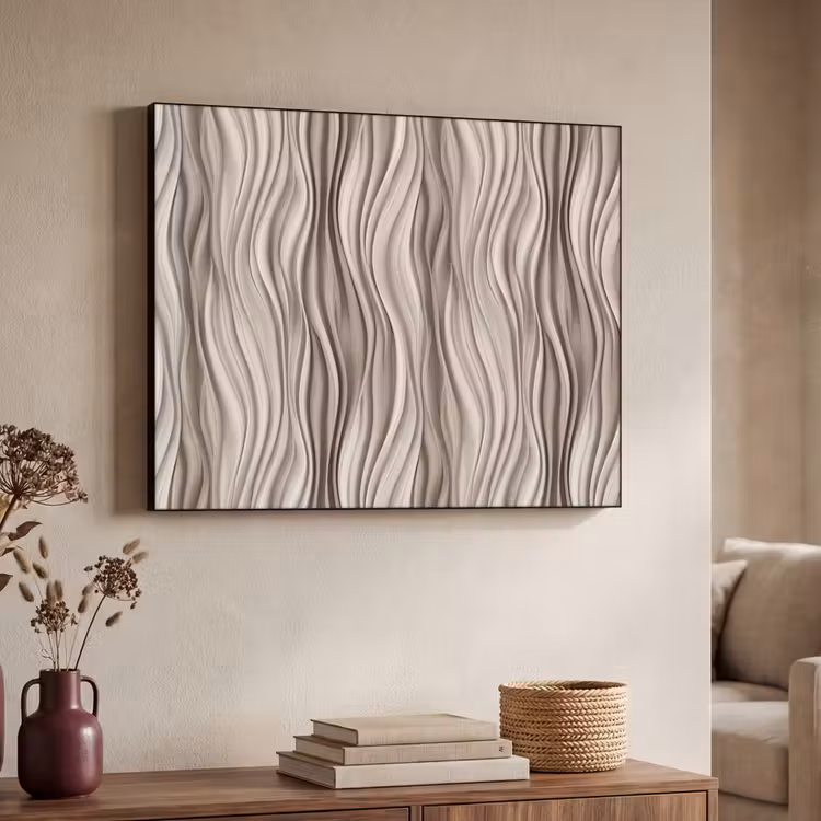 Art Frame - Golven - 3D - Crème — 4