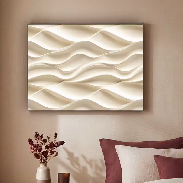 Art Frame - Lijnen - Golvend - Crème — 2