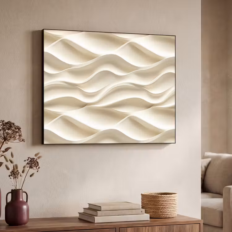 Art Frame - Lijnen - Golvend - Crème — 4