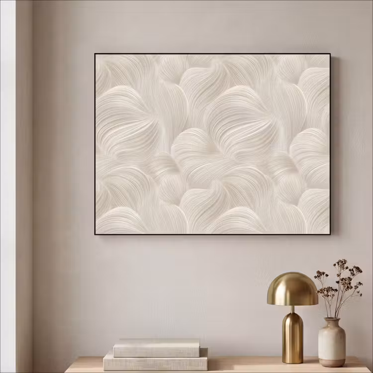 Art Frame - Lijnen - Waaier - Beige — 3