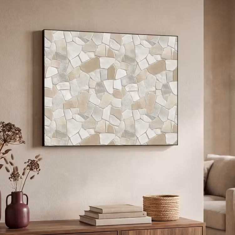Art Frame - Mozaïek - Stenen - Beige — 4