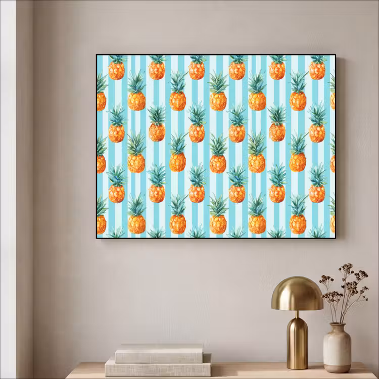 Art Frame - Ananas - Strepen - Groen — 3