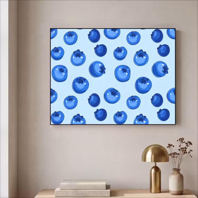 Art Frame - Bessen - Modern - Blauw — 3