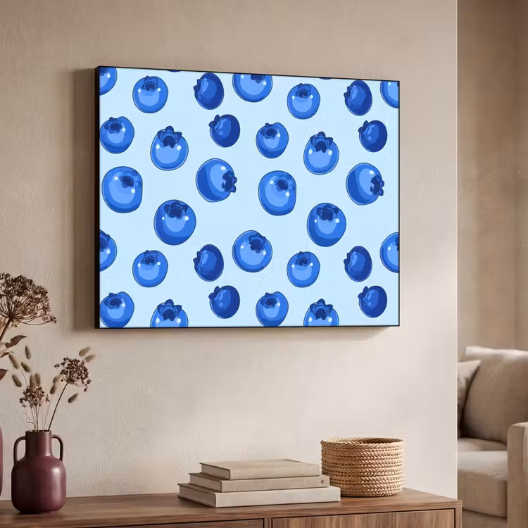 Art Frame - Bessen - Modern - Blauw — 4
