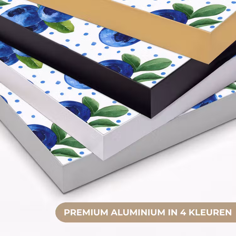 Art Frame - Bessen - Patroon - Blauw — 5