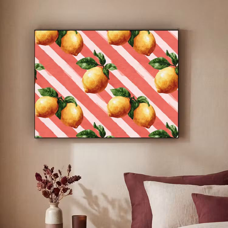 Art Frame - Citroen - Geïllustreerd - Oranje — 2