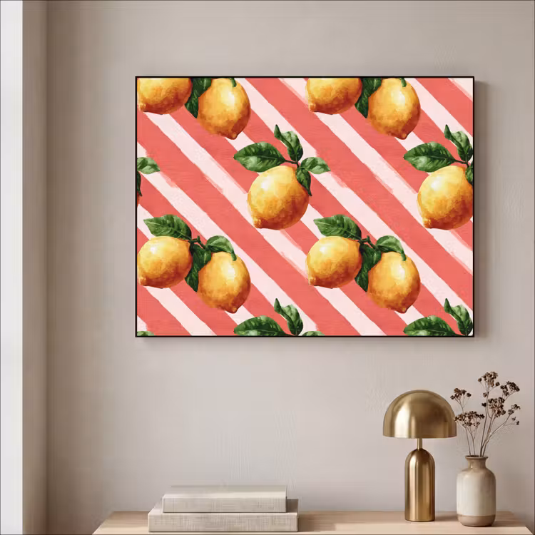 Art Frame - Citroen - Geïllustreerd - Oranje — 3