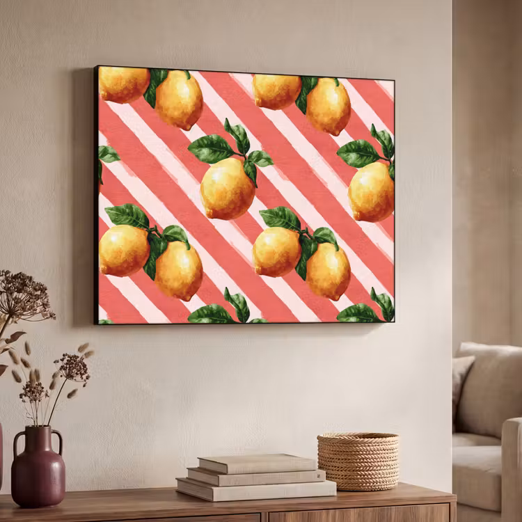 Art Frame - Citroen - Geïllustreerd - Oranje — 4