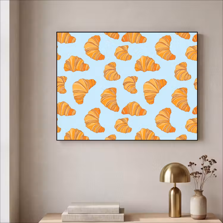 Art Frame - Croissant - Speels - Blauw — 3