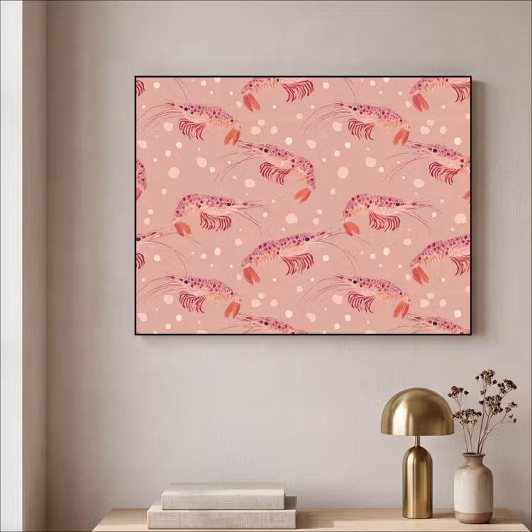 Art Frame - Garnalen - Stippen - Roze — 3