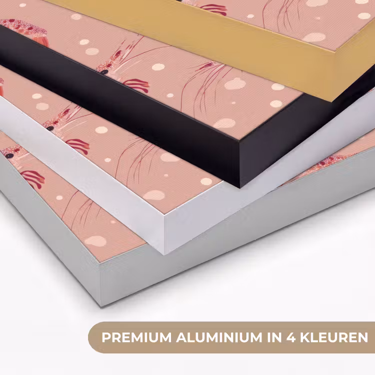 Art Frame - Garnalen - Stippen - Roze — 5
