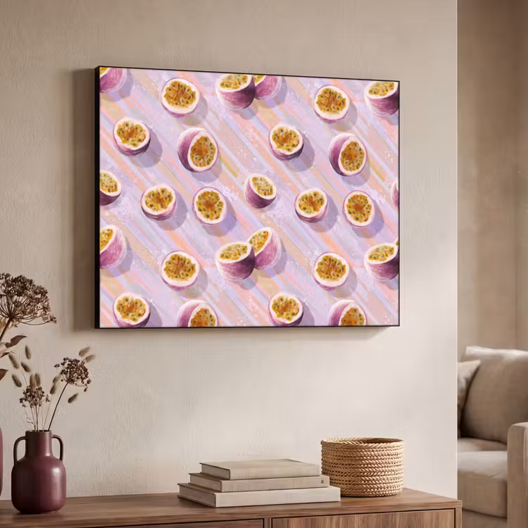 Art Frame - Passievrucht - Tropisch - Paars — 4