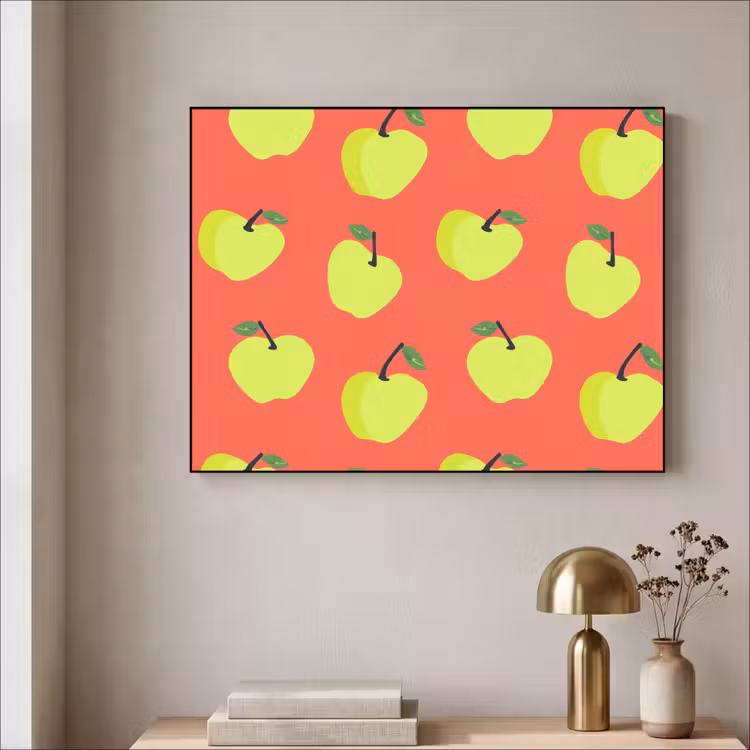 Art Frame - Appels - Modern - Groen — 3