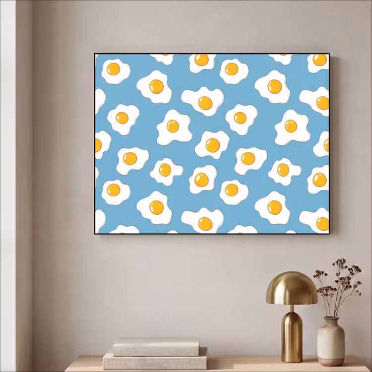 Art Frame - Eieren - Dooiers - Blauw — 3