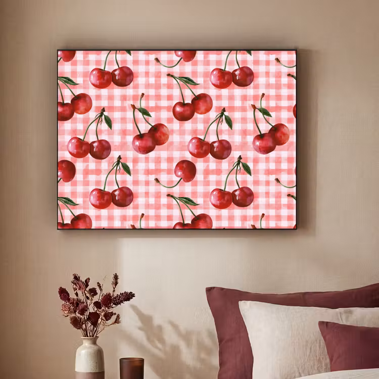 Art Frame - Kersen - Blokken - Rood — 2