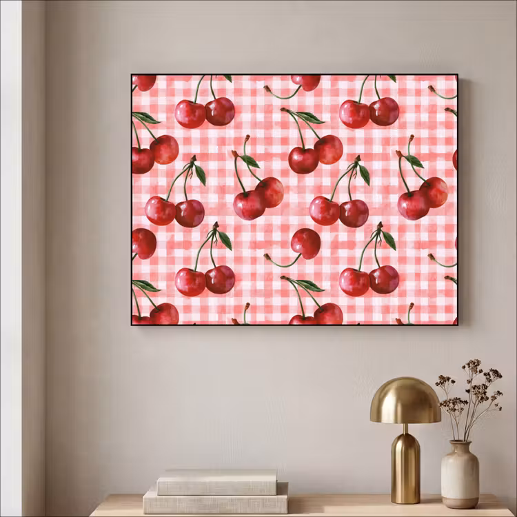 Art Frame - Kersen - Blokken - Rood — 3