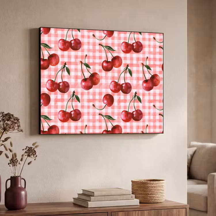 Art Frame - Kersen - Blokken - Rood — 4